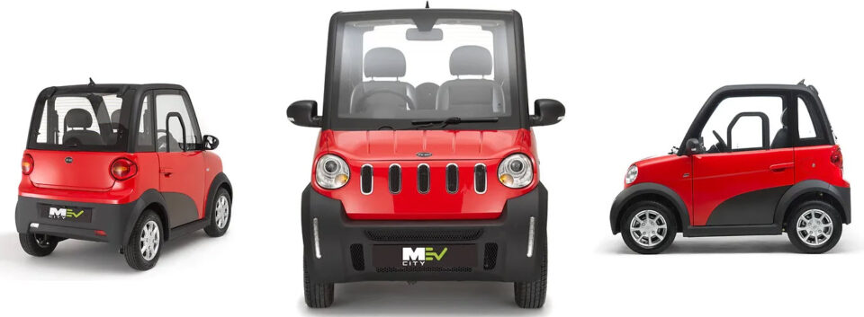 3 Red color MEV vehicle